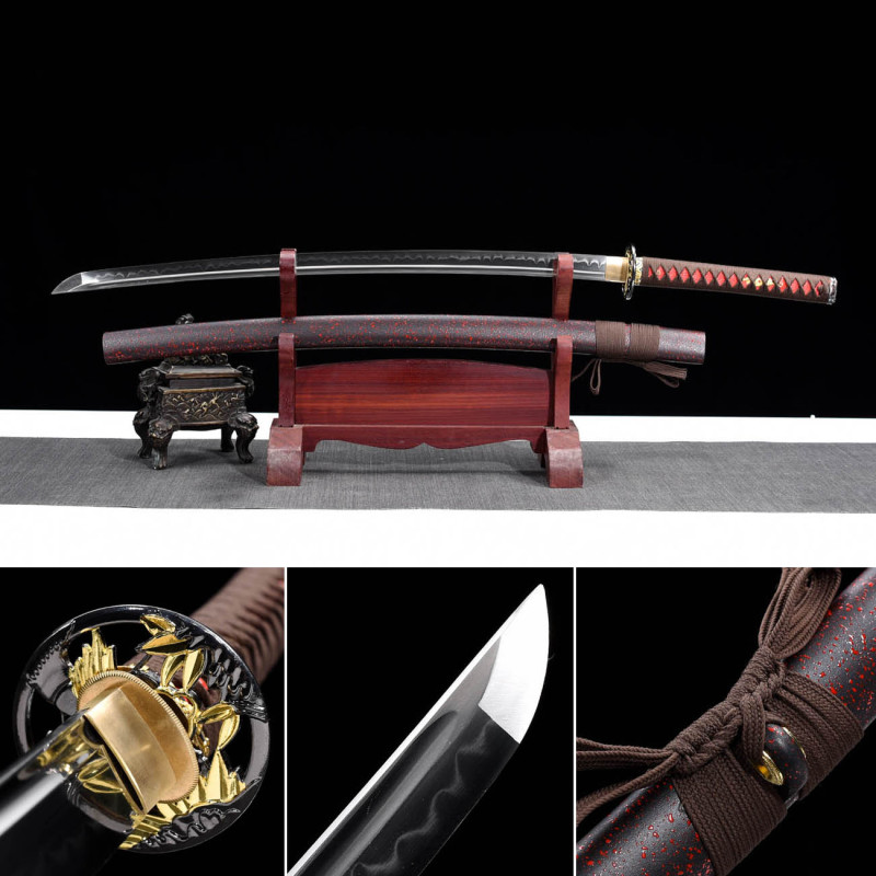 Handmade Humble Bamboo Katana,Japanese samurai sword,Real Katana,High performance manganese steel