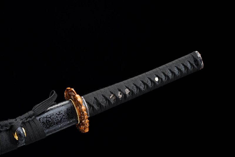 Handmade Pisces Katana,Baked blue,Japanese samurai sword,Real Katana,High-performance manganese steel
