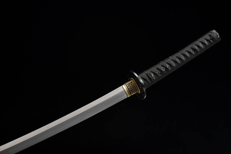 Handmade Ink Attack Katana,Japanese samurai sword,Real Katana,High-performance torsion pattern steel