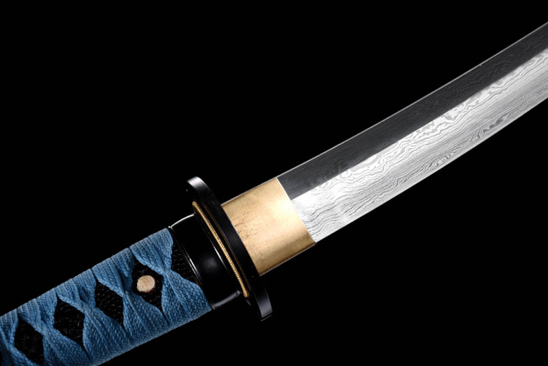 Handmade Musashi Tanto,Japanese samurai sword,Real Tanto,High-performance pattern steel