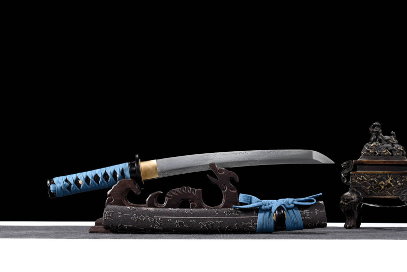 Handmade Musashi Tanto,Japanese samurai sword,Real Tanto,High-performance pattern steel