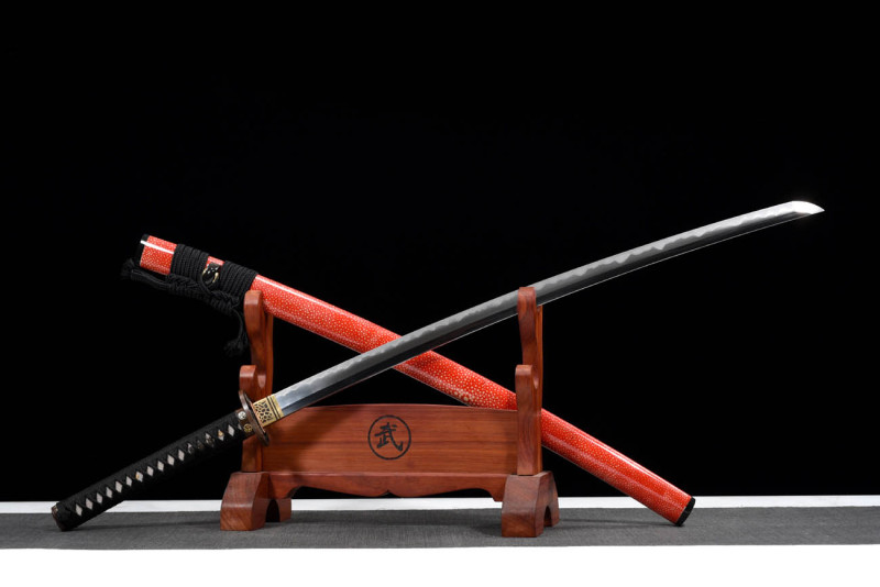 Handmade Aoimaru Katana,Japanese samurai sword,Real Katana,Sandwich steel​​​​​​​,earth burning blade