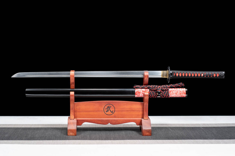 Handmade Magpie Ninjato,Japanese samurai sword,Real Ninjato,High Performance Pattern Steel