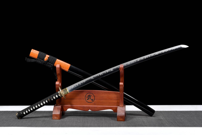 Handmade Yaqi Orochi Katana,Japanese samurai sword,Real Katana,High performance T10 steel,earth burning blade