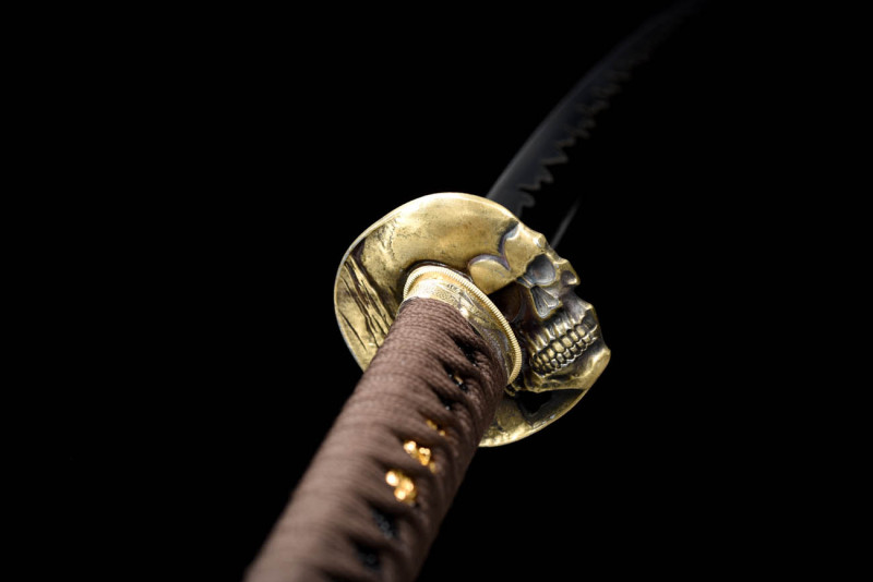 Handmade Skeleton Katana,Japanese samurai sword,Real Katana,High performance manganese steel