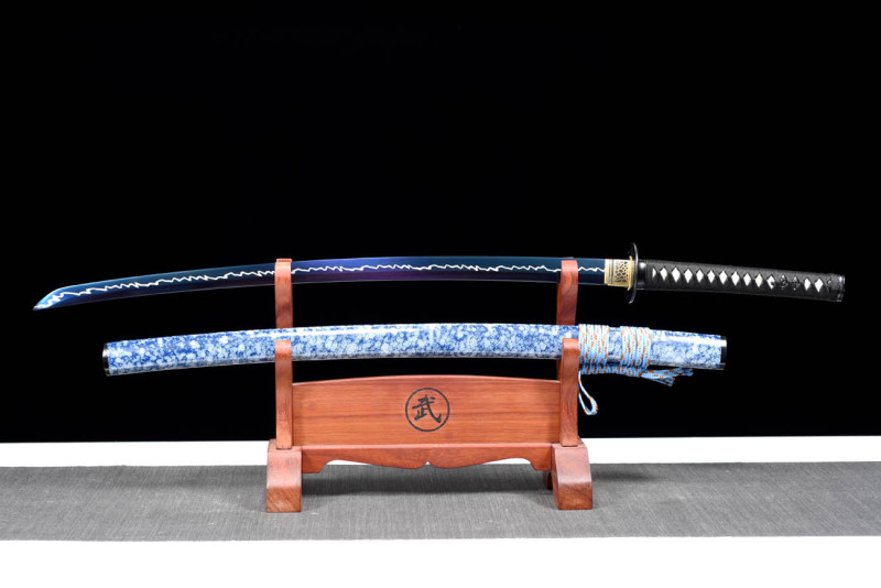 Handmade Thunder Katana,Japanese samurai sword,Real Katana,High performance manganese steel