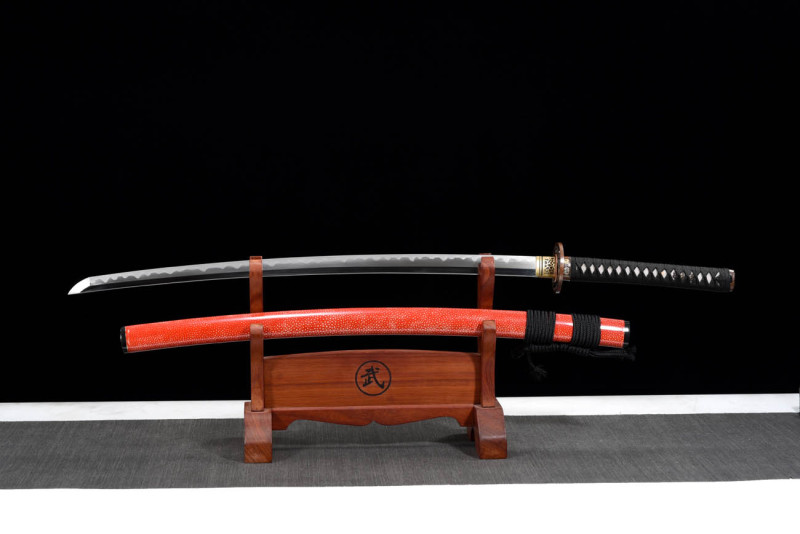 Handmade Aoimaru Katana,Japanese samurai sword,Real Katana,Sandwich steel​​​​​​​,earth burning blade