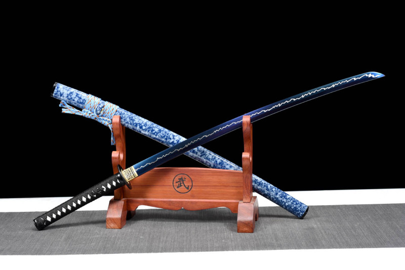 Handmade Thunder Katana,Japanese samurai sword,Real Katana,High performance manganese steel