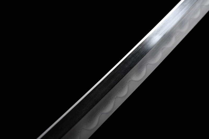 Handmade Keira Katana,Japanese samurai sword,Real Katana,High-performance pattern steel,earth burning blade