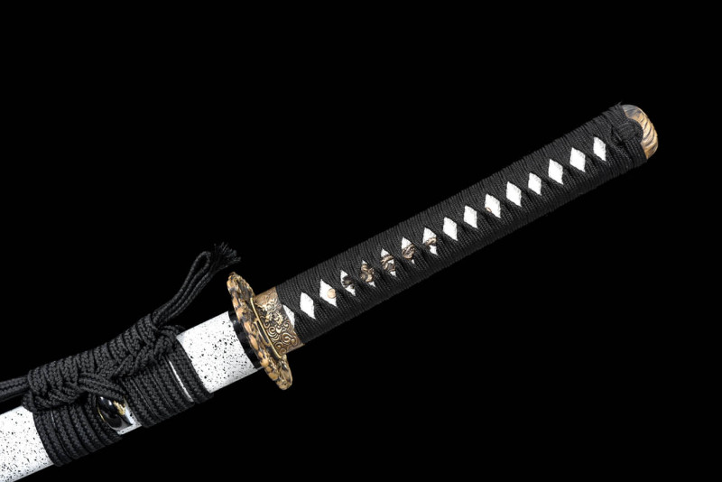 Handmade Dragon Shadow Katana,Japanese samurai sword,Real Katana,Hundred Steelmaking Pattern Steel