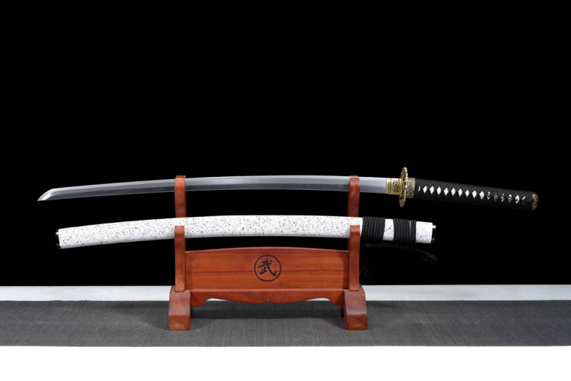 Handmade Dragon Shadow Katana,Japanese samurai sword,Real Katana,Hundred Steelmaking Pattern Steel