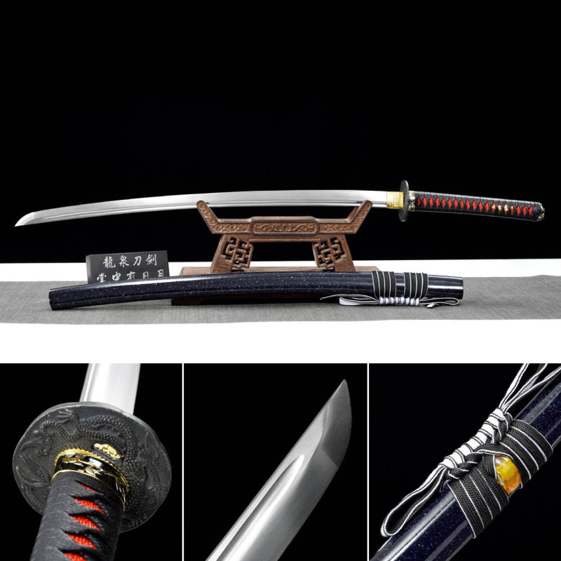 Handmade Dominate Dragon Katana,Japanese samurai sword,Real Katana,High-performance rail steel