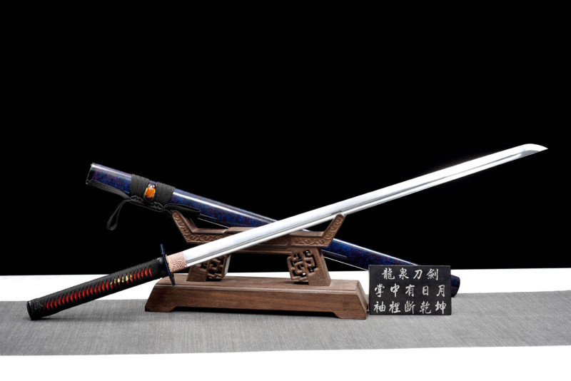 Handmade Octagonal Blood Blade Ninjato,Japanese samurai sword,Real Ninjato,High-performance rail steel