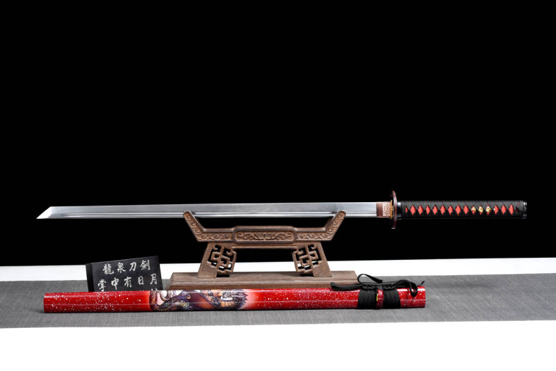 Handmade Eye of Hell Ninjato,Japanese samurai sword,Real Ninjato,High-performance rail steel