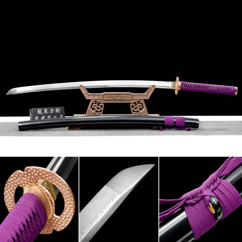 Handmade Exorcism katana,Japanese samurai sword,Real Katana,High performance 608 pattern steel