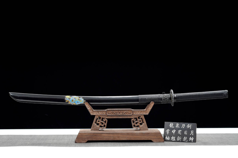 Handmade Blue-Shadow Katana,Japanese samurai sword,Real Katana,High-performance spring steel