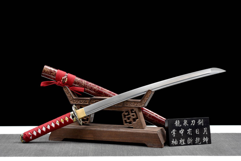 Handmade Poseidon Wakizashi,Japanese samurai sword,Real Wakizashi,High-performance manganese steel