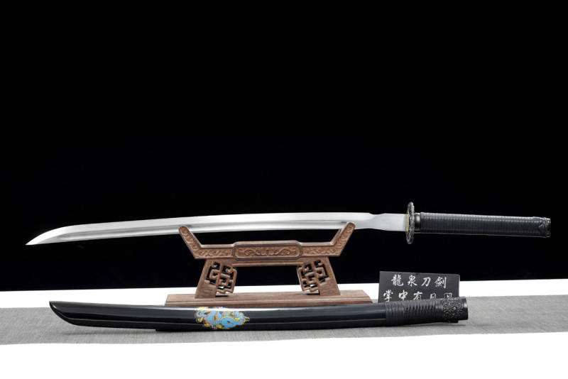 Handmade Blue-Shadow Katana,Japanese samurai sword,Real Katana,High-performance spring steel