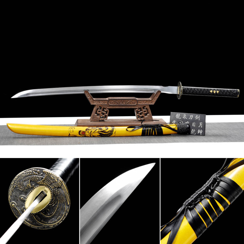 Handmade Evil Dragon Katana,Japanese samurai sword,Real Katana,High-performance spring steel