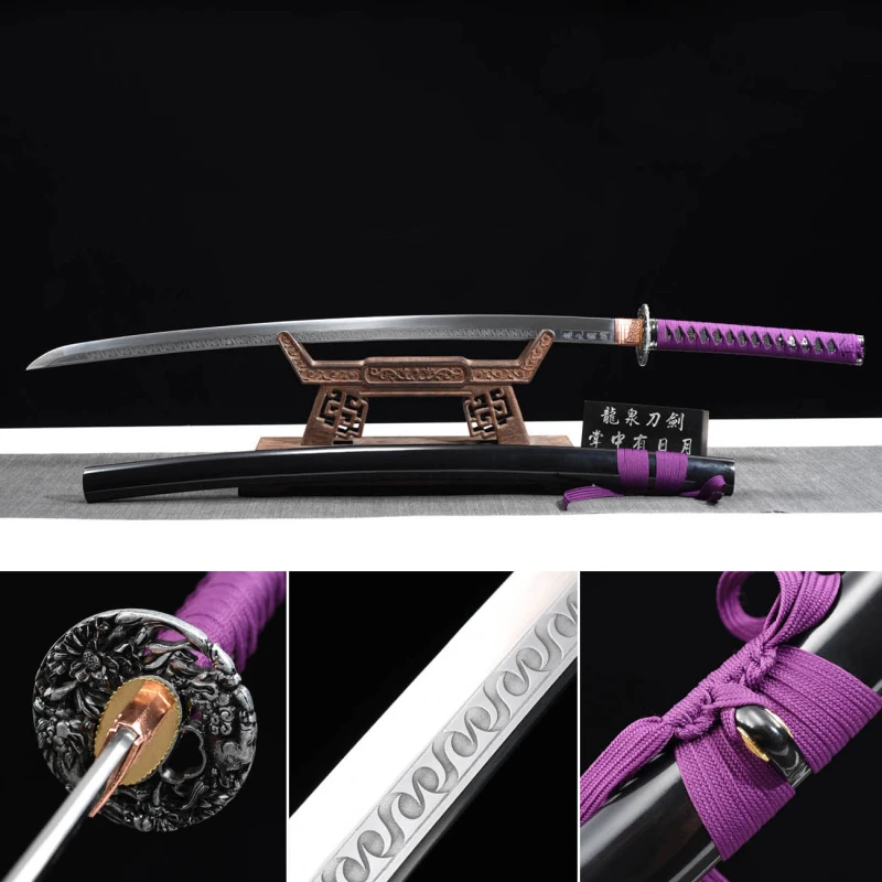 Handmade Onimaru Katana,Japanese samurai sword,Real Katana,High-performance spring steel