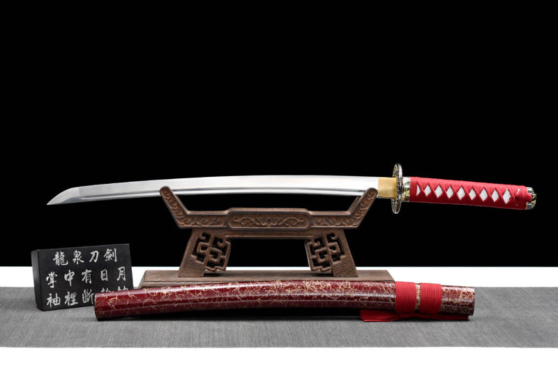 Handmade Poseidon Wakizashi,Japanese samurai sword,Real Wakizashi,High-performance manganese steel