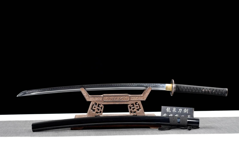 Handmade Tassel Katana,Japanese samurai sword,Real Katana,High performance T10 steel,Burning blade
