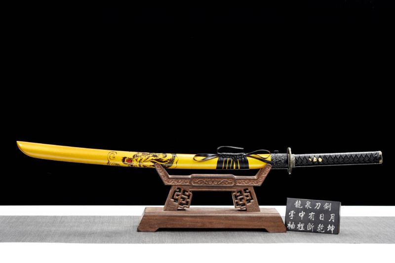 Handmade Evil Dragon Katana,Japanese samurai sword,Real Katana,High-performance spring steel