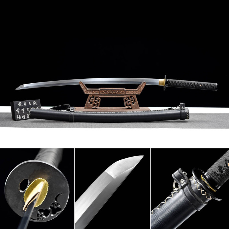 Handmade Subdue Demon Katana,Japanese samurai sword,Real Katana,High-performance manganese steel