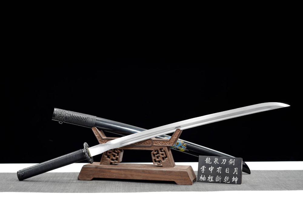 Handmade Blue-Shadow Katana,Japanese samurai sword,Real Katana,High-performance spring steel