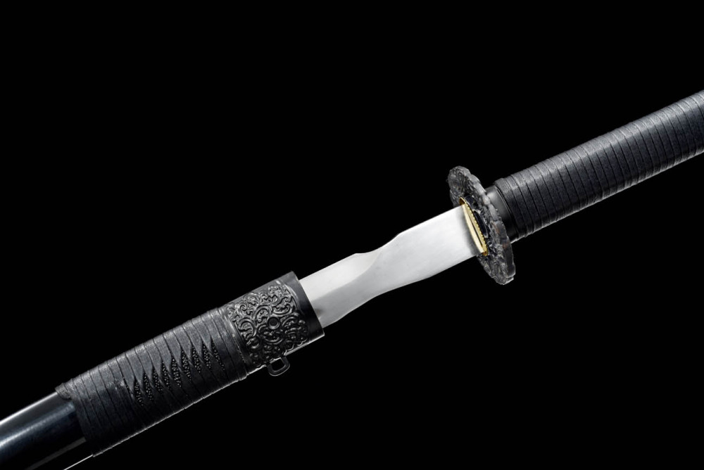 Handmade Blue-Shadow Katana,Japanese samurai sword,Real Katana,High-performance spring steel