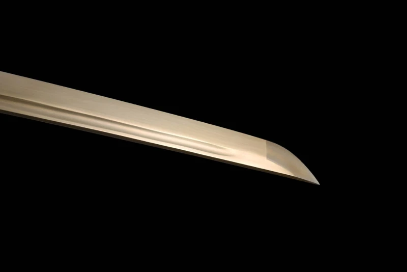 Handmade Golden Bamboo Leaf Katana,Japanese samurai sword,Real Katana,High-performance manganese steel