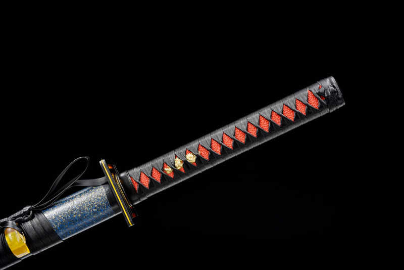 Handmade Thousand Changes Ninjato,Japanese samurai sword,Real Ninjato,High-performance manganese steel,earth burning blade