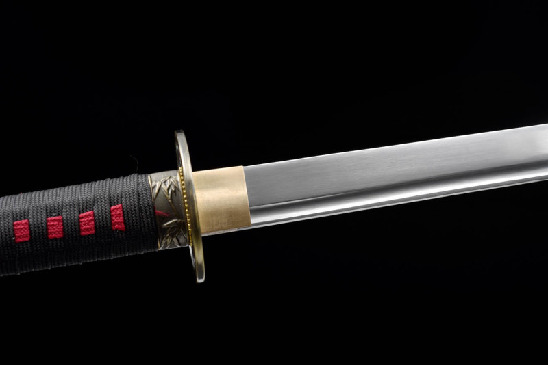 Handmade Black Soul Ninjato,Japanese samurai sword,Real Ninjato,High-performance manganese steel