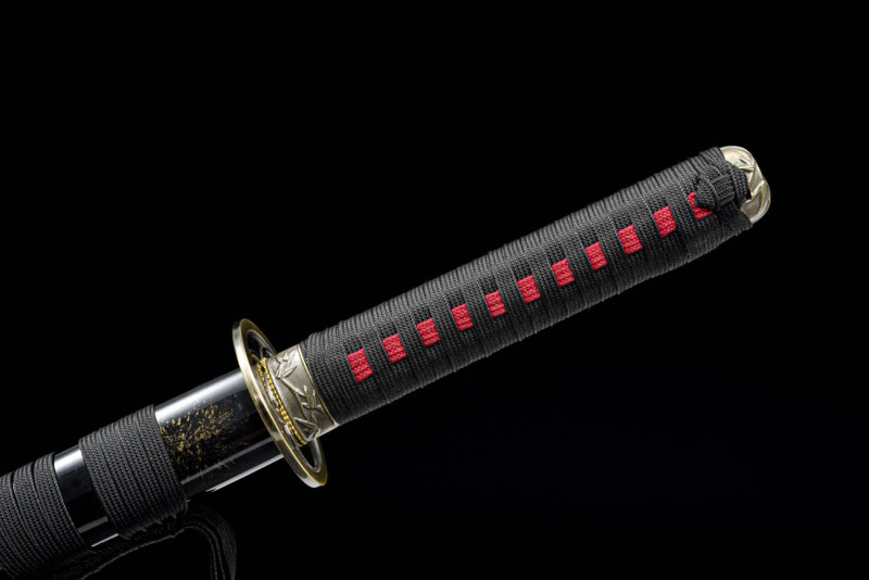 Handmade Black Soul Ninjato,Japanese samurai sword,Real Ninjato,High-performance manganese steel