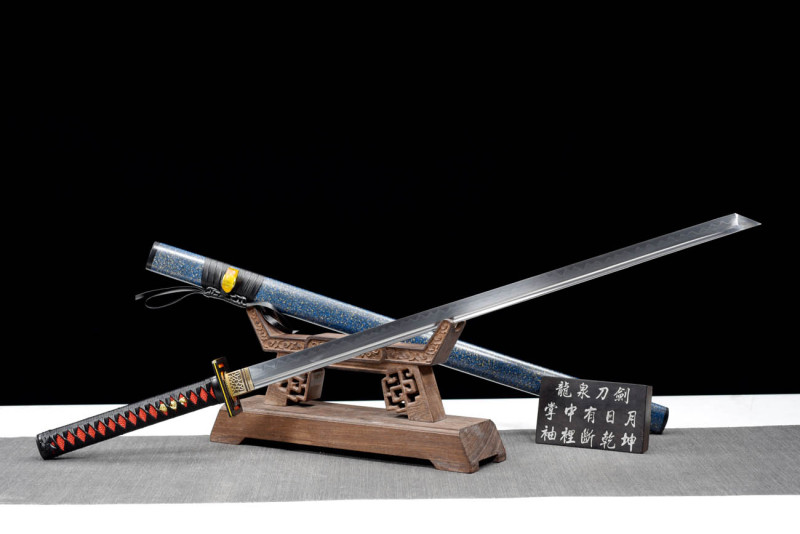 Handmade Thousand Changes Ninjato,Japanese samurai sword,Real Ninjato,High-performance manganese steel,earth burning blade