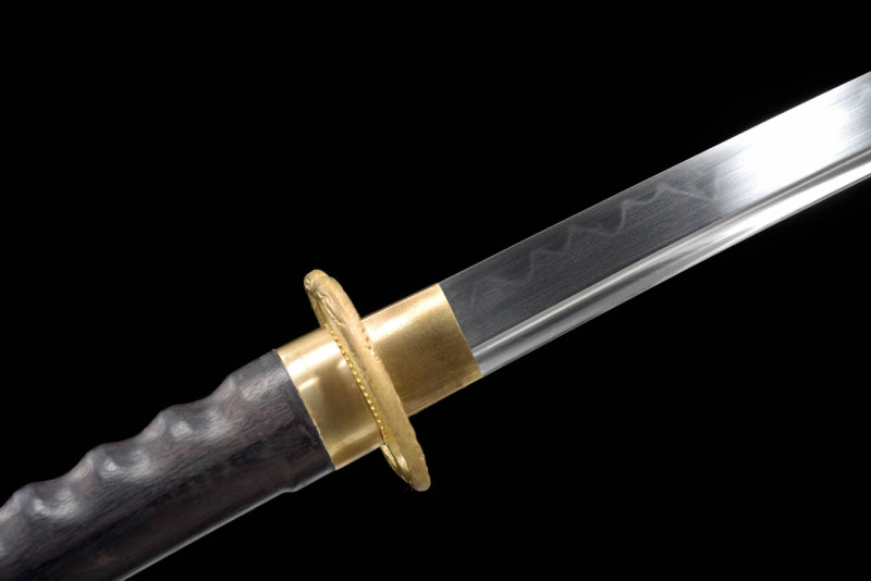 Handmade Ink Ice Katana,Japanese samurai sword,Real Katana,High manganese steel,earth burning blade