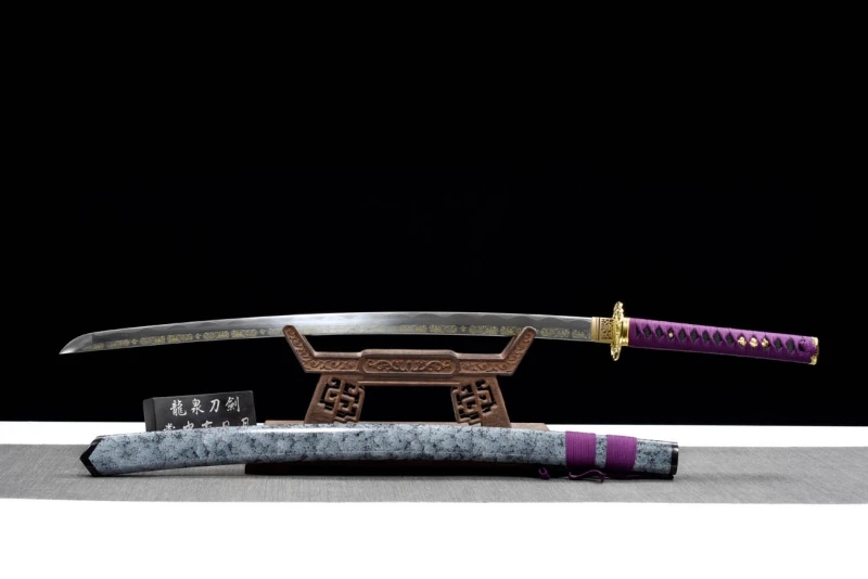 Handmade Strong Gale Katana,Japanese samurai sword,Real Katana,High-performance manganese steel