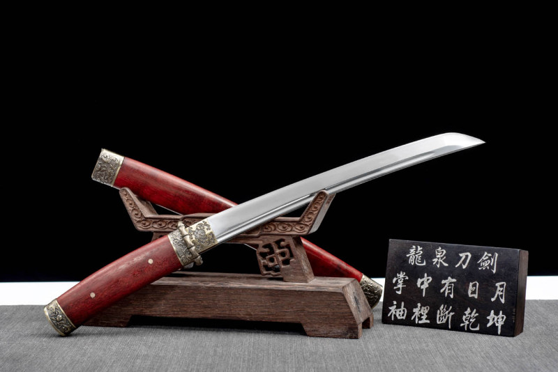 Handmade Peony Tanto,Redwood series,Japanese samurai sword,Real Tanto,Short samurai sword,High manganese steel