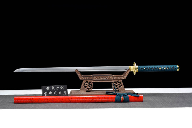 Handmade Red Apricot Ninjato,Japanese samurai sword,Real Ninjato,High-performance manganese steel