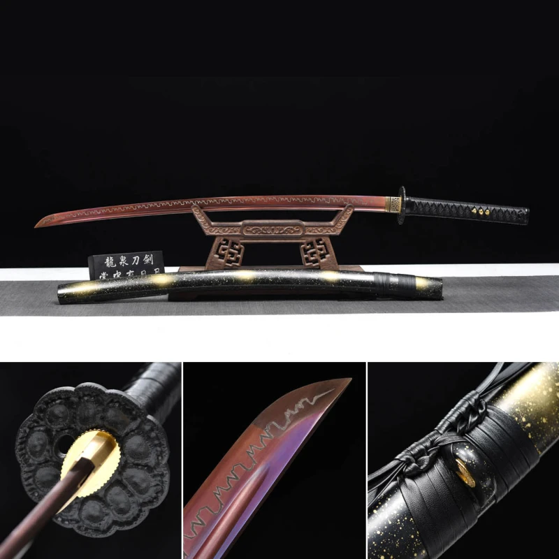 Handmade Meteor Flying Katana,Japanese samurai sword,Real Katana,High-performance spring steel