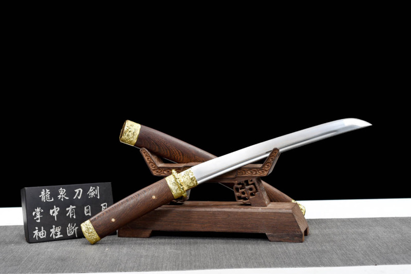 Handmade Peony Tanto,Rosewood series,Japanese samurai sword,Real Tanto,Short samurai sword,High manganese steel