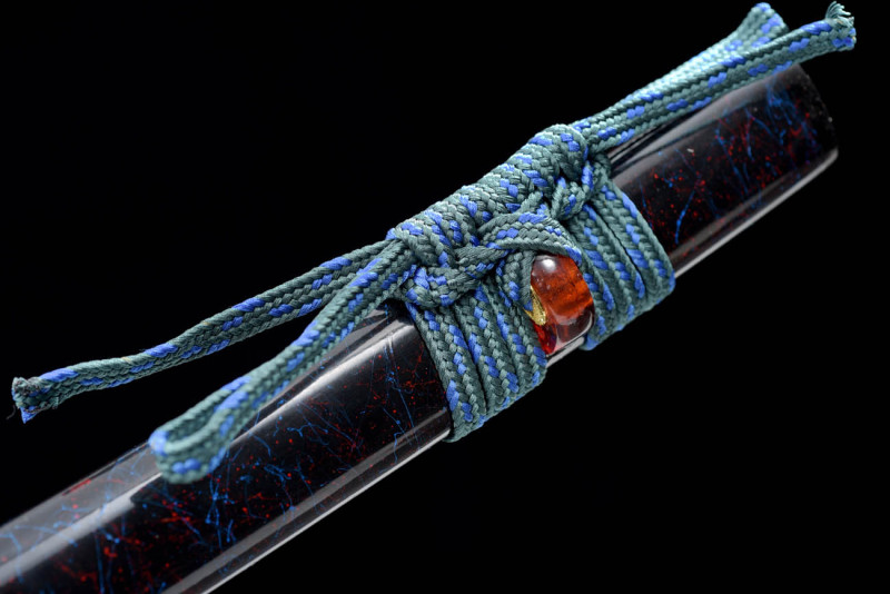 Handmade Tian Luo Katana,Japanese samurai sword,Real Katana,Hundred Steelmaking Pattern Steel