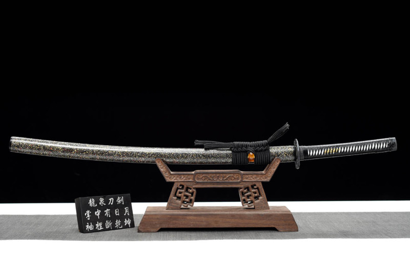 Handmade Sky Feather Slash Katana,Japanese samurai sword,Real Katana,High-performance manganese steel,,earth burning blade