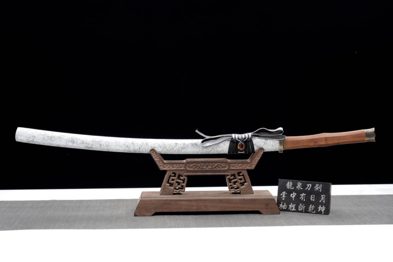 Handmade Snow Fox Katana,Japanese samurai sword,Real Katana,High-performance manganese steel,,earth burning blade