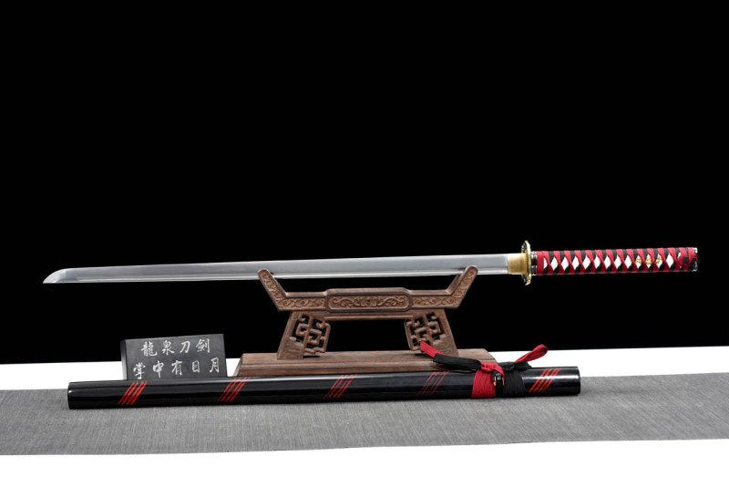 Handmade Night-Lan Ninjato,Japanese samurai sword,Real Ninjato,High-performance rail steel