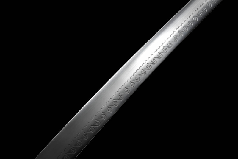 Handmade Canglang Katana,Japanese samurai sword,Real Katana,High performance T10 steel,earth burning blade