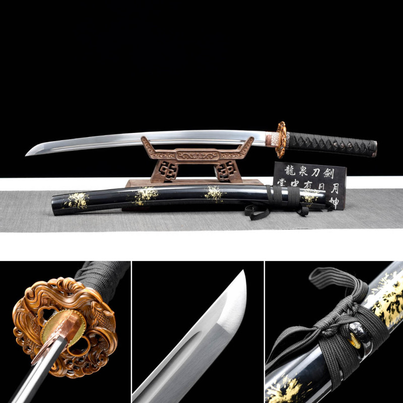 Handmade Pisces Dance Wakizashi,Japanese samurai sword,Real Wakizashi,High-performance manganese steel