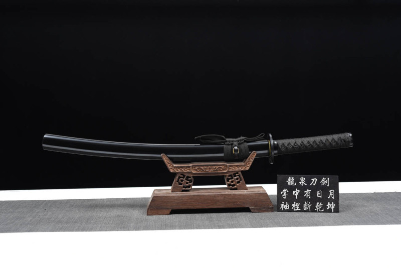 Handmade Dark Soul Wakizashi,Japanese samurai sword,Real Wakizashi,High-performance manganese steel
