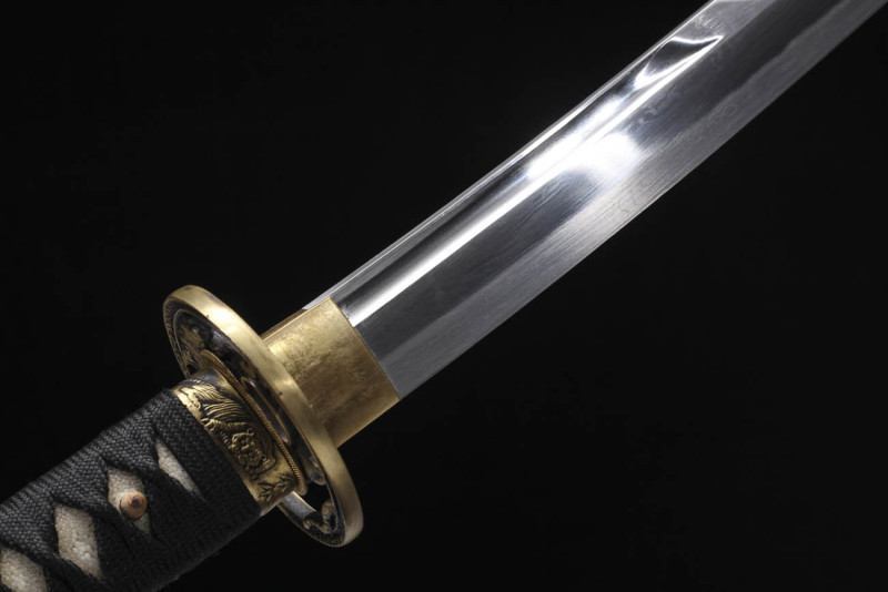 Handmade Binaural Naginata,Japanese samurai sword,Real Naginata,Hundred Steelmaking Pattern Steel