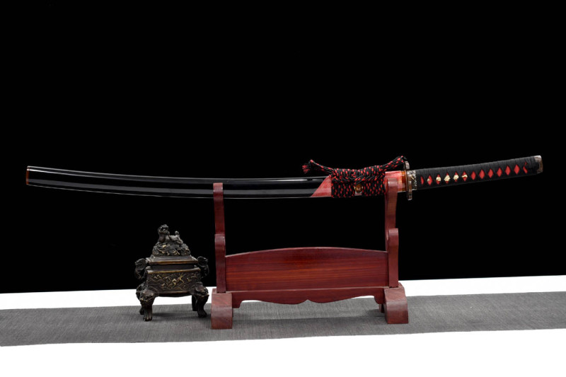 Handmade Cloud Dragon Katana,Japanese samurai sword,Real Katana,High-performance Hundred Steelmaking Pattern Steel